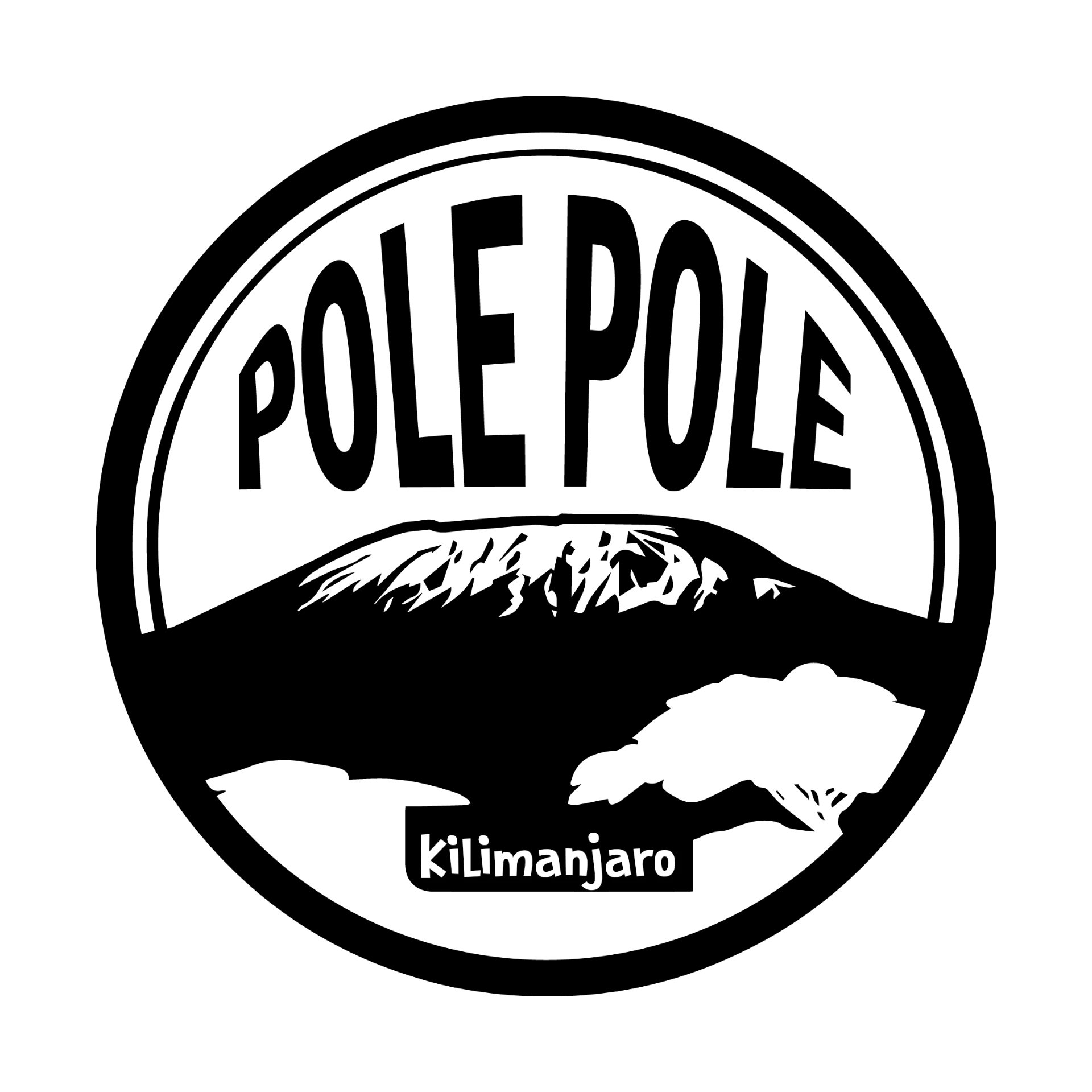 Pole Pole Kilimanjaro emblem